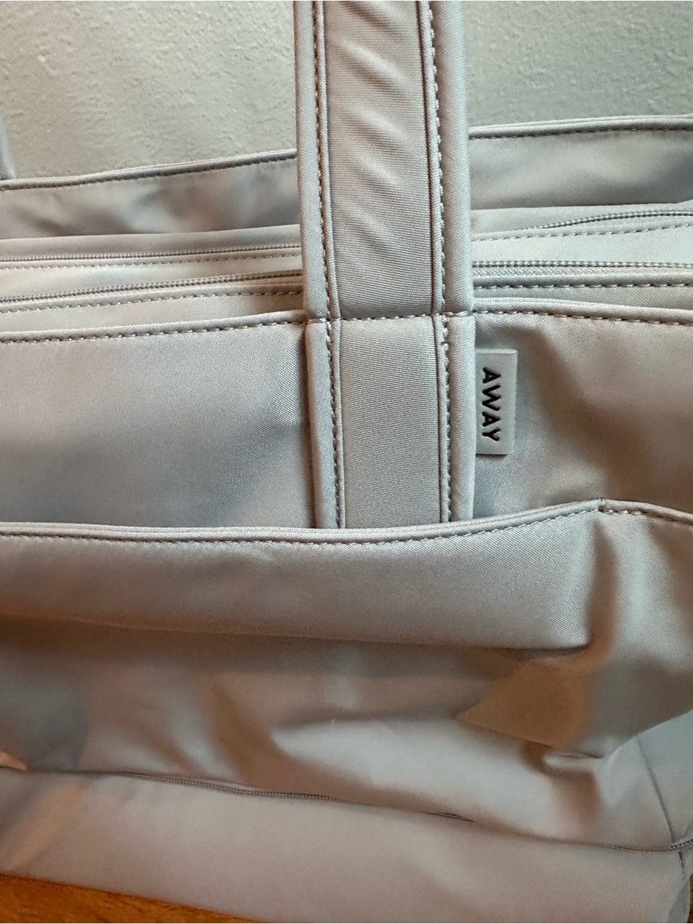 Away Baby Everywhere Travel Tote Gray Weekender Carry On Bag - Picture 3 of 8